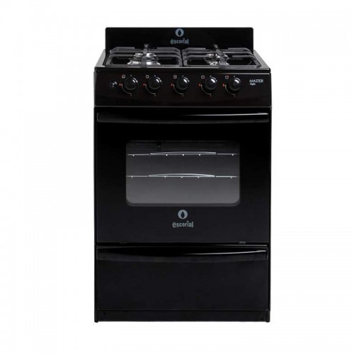 Cocina Multigas Escorial Master Style 4h 56 Cm Con Luz Negra