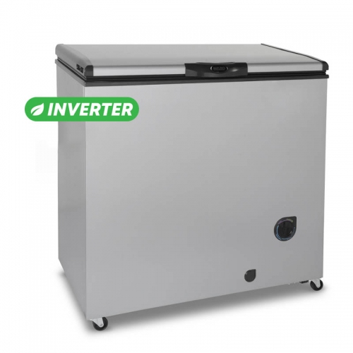 Freezer Horizontal Inverter Inelro Fih-270 215 Lts Gris Plata