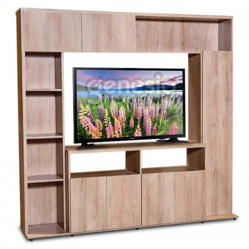 Mueble Modular Tv Led Platinum Mod 557 Savanna