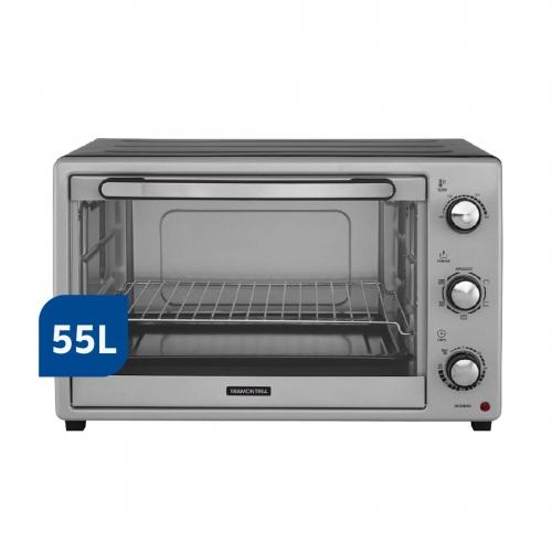 Horno Eléctrico Tramontina Silver Cook 55 Lts Plateado