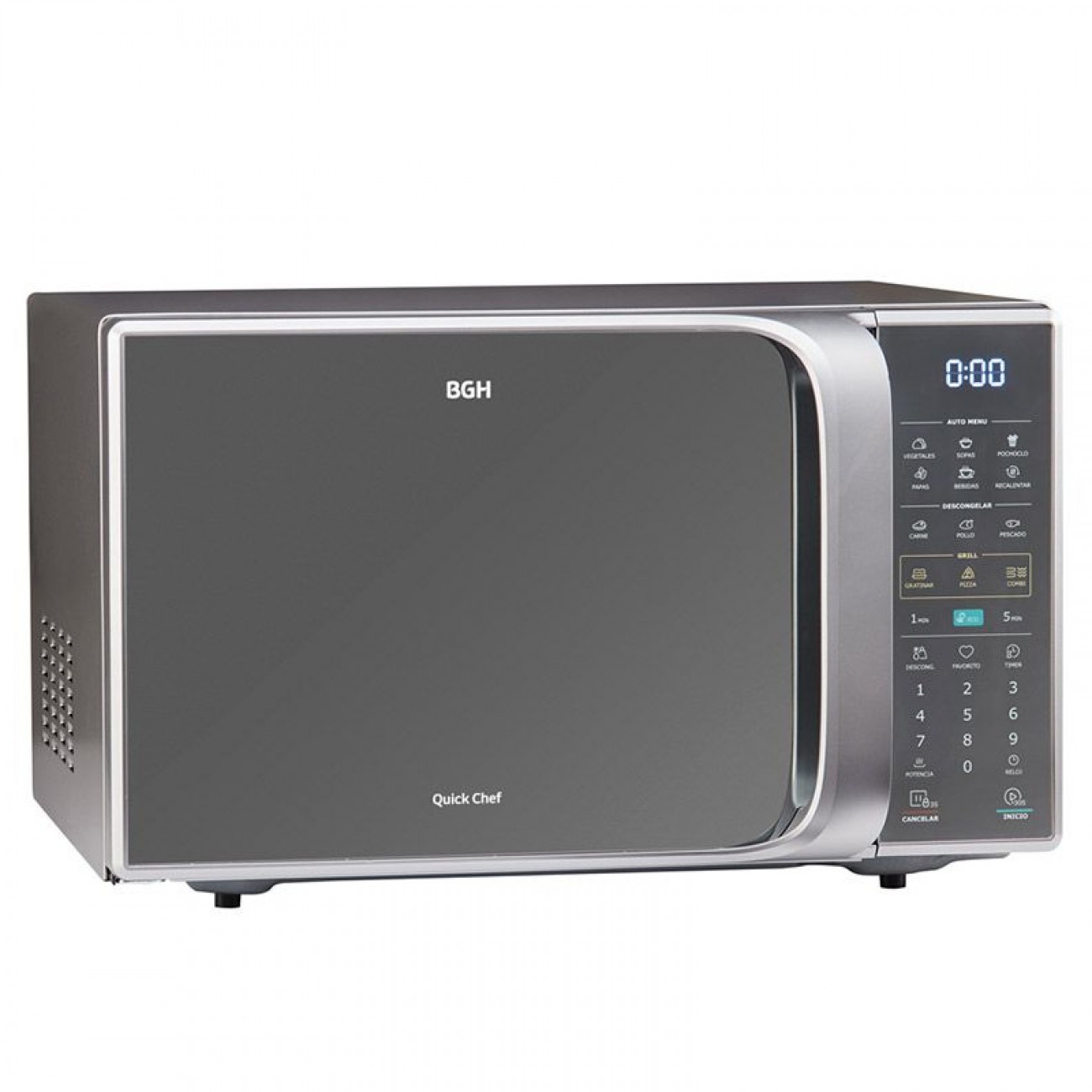 Imagen Microondas Bgh Quick Chef B223ds20 Eco 23 Lts Digital Silver