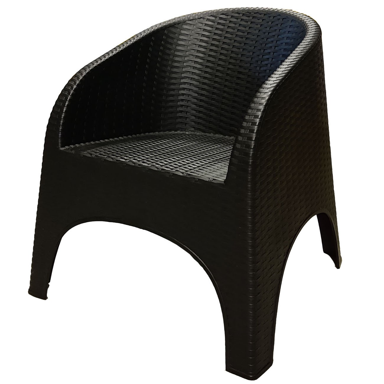 Imagen Sillón De Jardín Quality Nepal 16269 Simil Ratán Negro