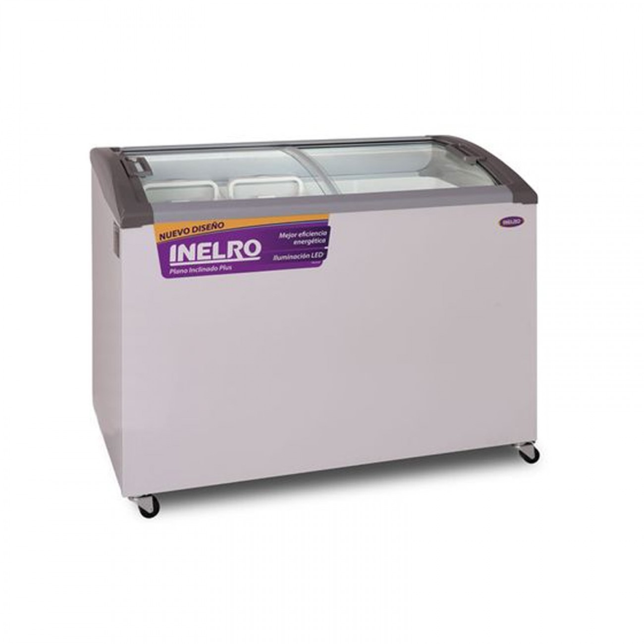 Imagen Freezer Exhibidor Horizontal Inelro Fih-350pi Plus 279 Lts