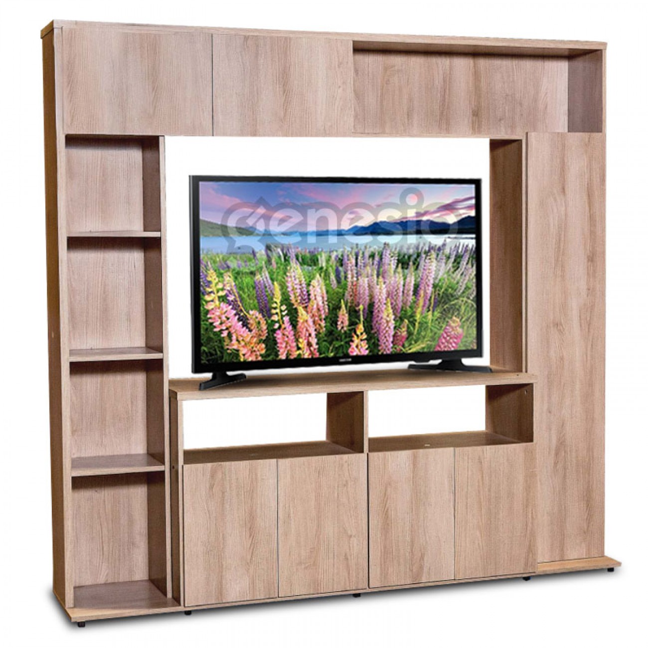 Imagen Mueble Modular Tv Led Platinum Mod 557 Savanna