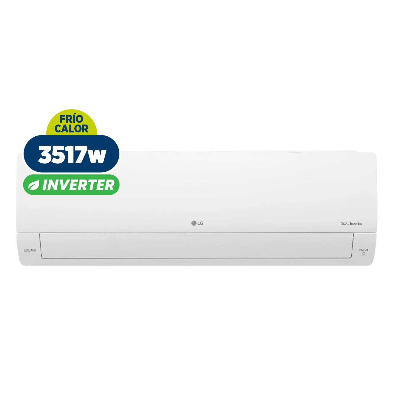 Imagen Aire Acond Split Inverter Lg S4-w12ja31a 3517w Wifi Blanco