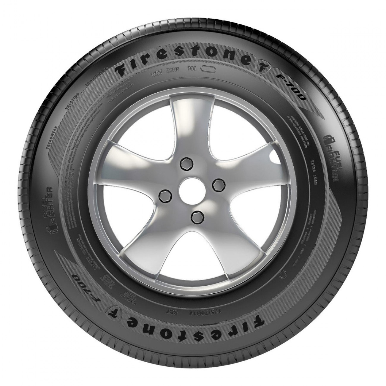 Imagen Cubierta De Auto Firestone F-700 82t 175/65r14 Simétrica