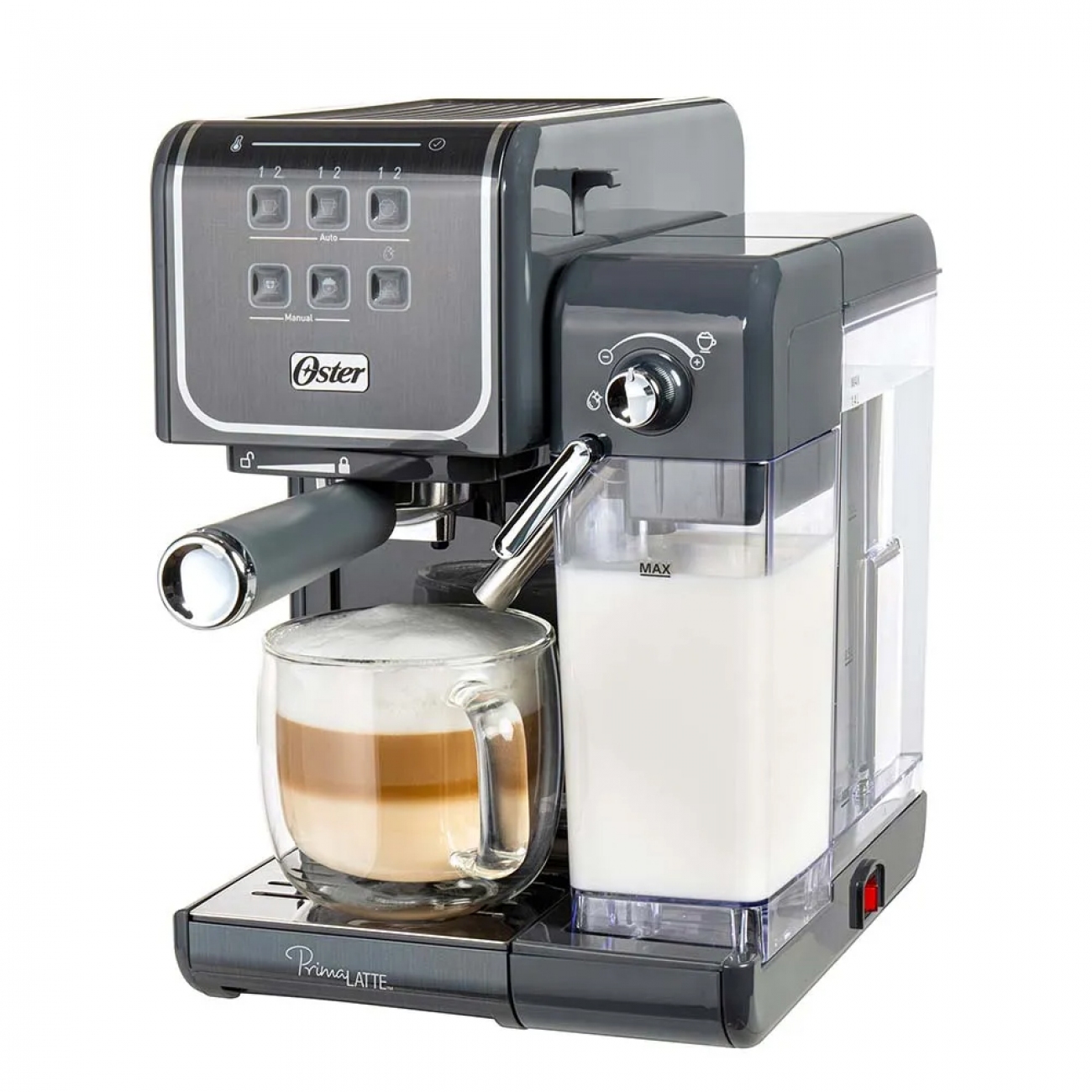 Imagen Cafetera Expreso Oster Bvstem6801 19 Bar Para Cápsulas Negra