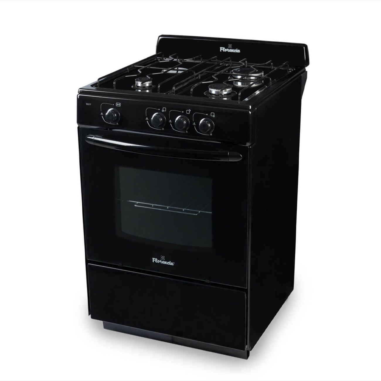 Imagen Cocina Multigas Florencia 5507f 3h 56cm Negra