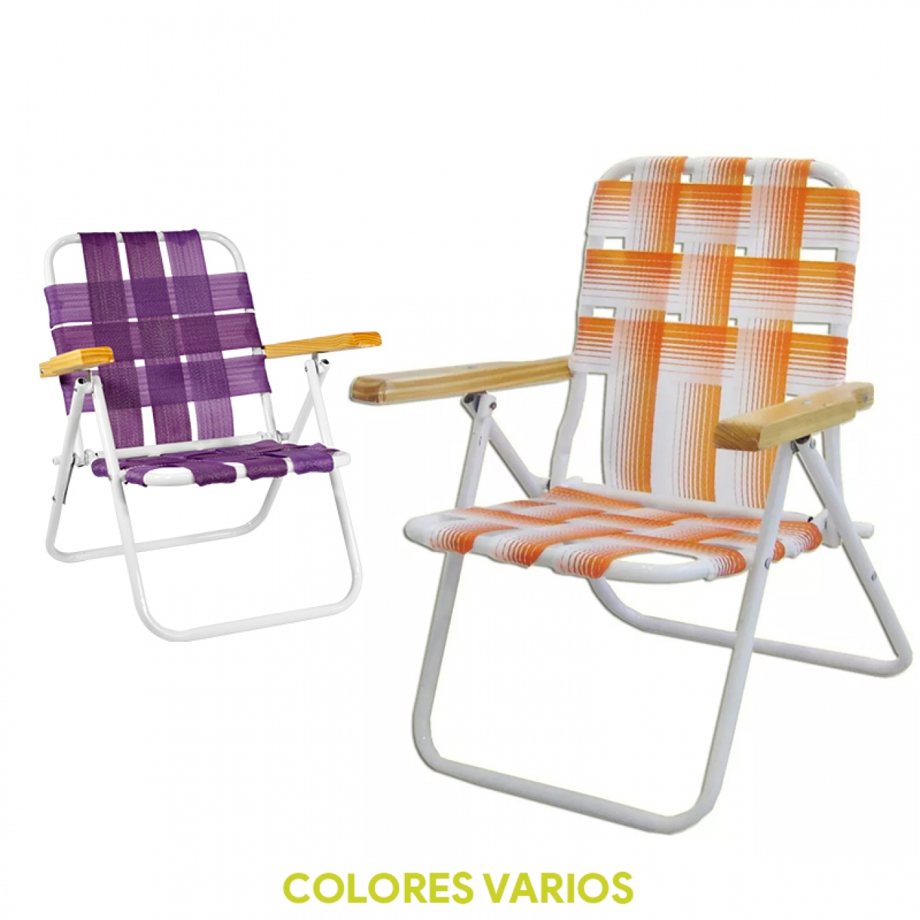 Imagen Reposera Laury 13255 Para Niño Caño 5/8" Apoyabr Madera