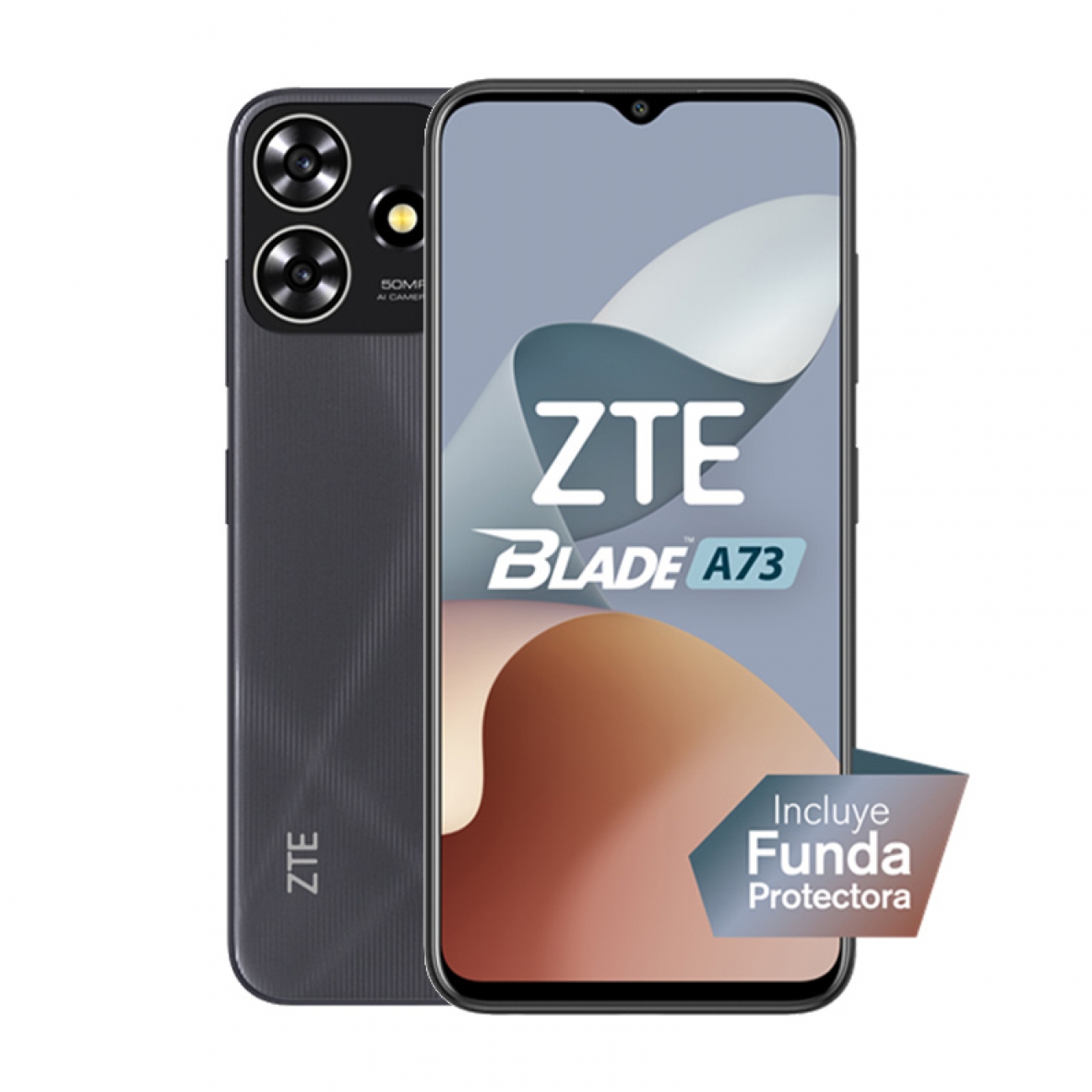 Imagen Celular Zte Blade A73 6,6" 4+4gb Ram 128gb Gris