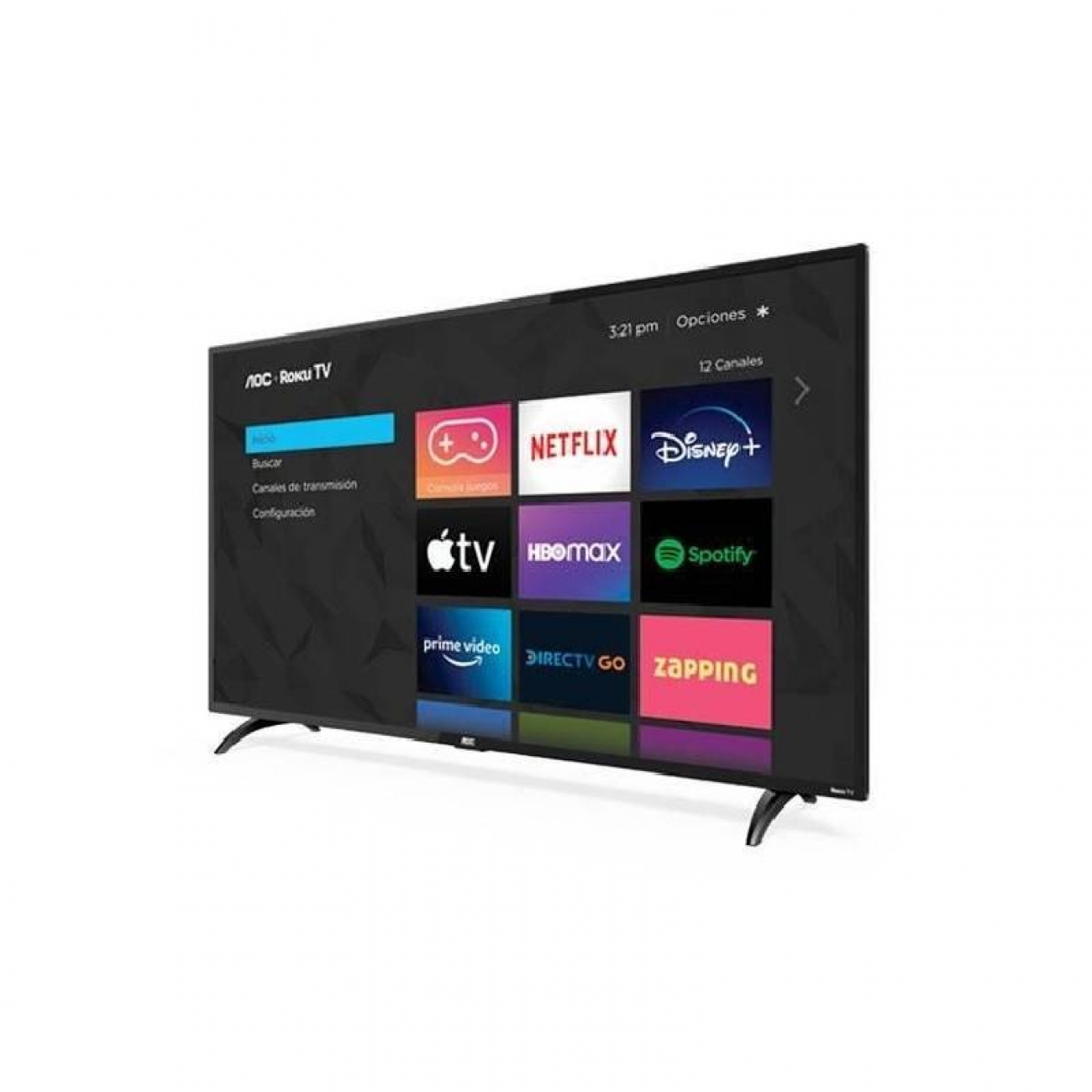 Imagen Smart Tv Led 43" Aoc 43s5135/77g Roku Os Fhd