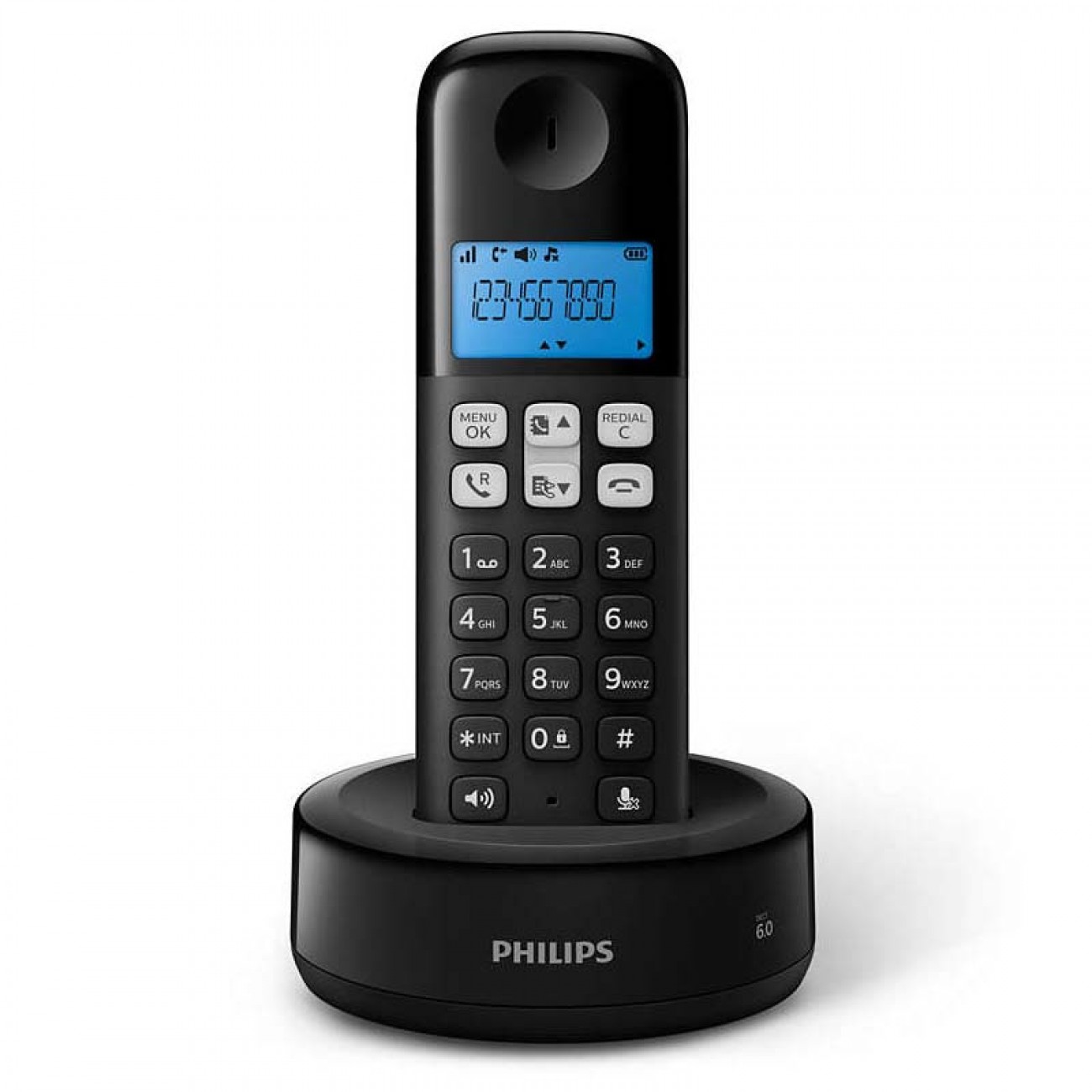 Imagen Teléfono Inalámbrico Philips D1311 Id Manos Libres Negro