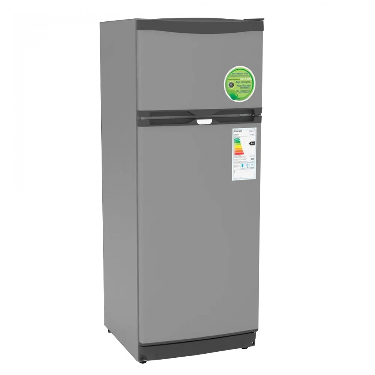 Imagen Heladera Con Freezer Bambi 2f1200pa 239 Lts Gris Plata